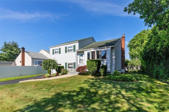 2 Nautilus Ave, Plainview, NY 11803 - tri-level home with a chimney