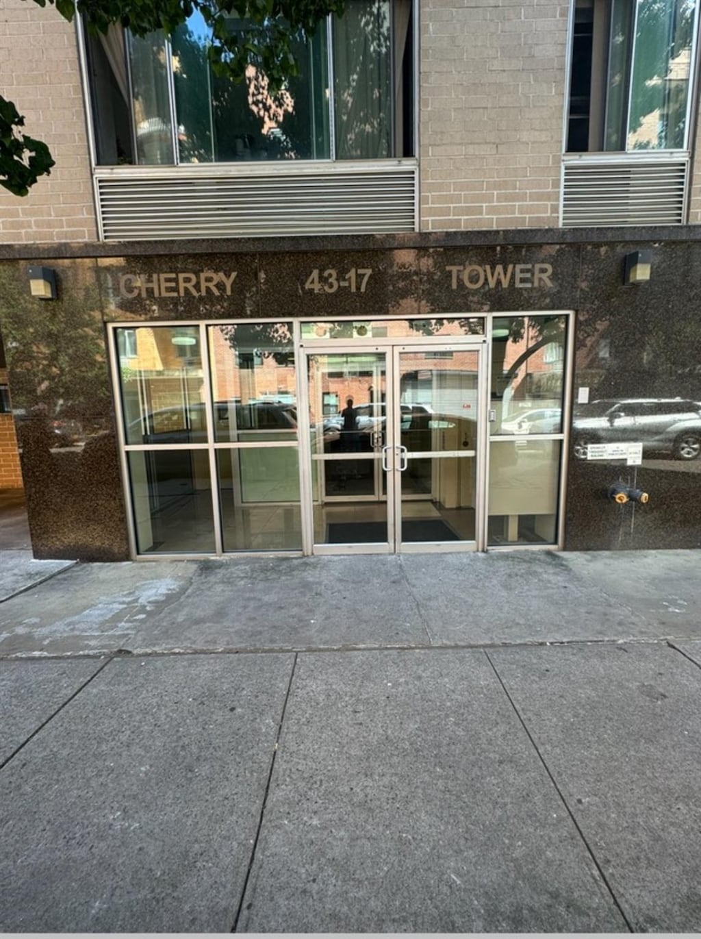 4317 Union St Unit 5A, Flushing, NY 11355 - entrance to property with brick siding and french doors