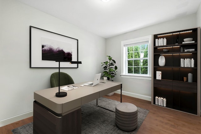 27 S Goodwin Ave, Elmsford, NY 10523 - home office with wood finished floors
