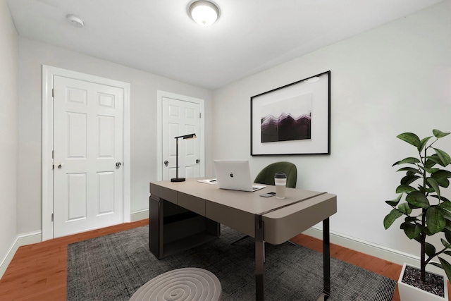 27 S Goodwin Ave, Elmsford, NY 10523 - home office featuring wood finished floors and baseboards