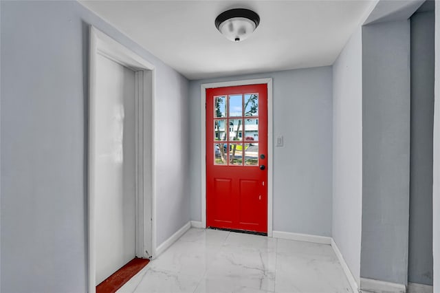 104 Schmidt Ave, Holbrook, NY 11741 - entryway with light marble finish flooring and baseboards