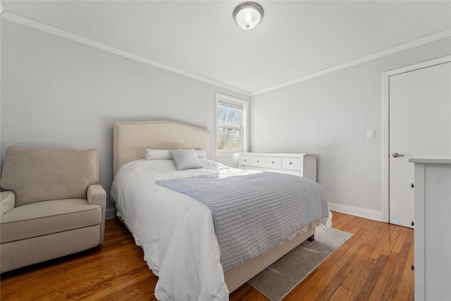 64-41 Springfield Blvd Unit B, Bayside, NY 11364 - bedroom with crown molding and light wood-type flooring