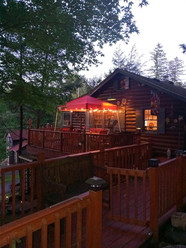 28 E Sullivan Pl, Smallwood, NY 12720 - back of house with a wooden deck