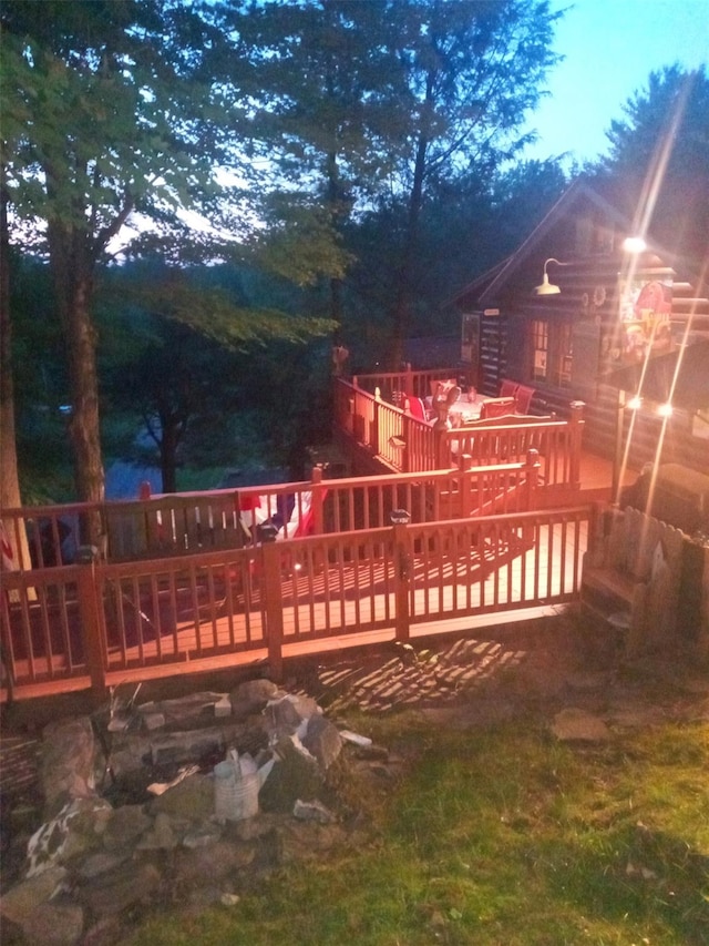 28 E Sullivan Pl, Smallwood, NY 12720 - view of wooden deck