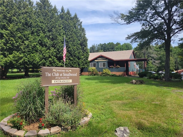 28 E Sullivan Pl, Smallwood, NY 12720 - community / neighborhood sign with a yard