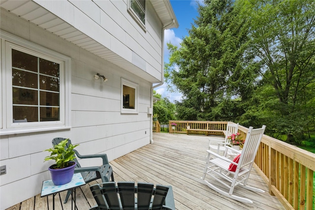 43 Woodglen Dr, New City, NY 10956 - view of wooden terrace