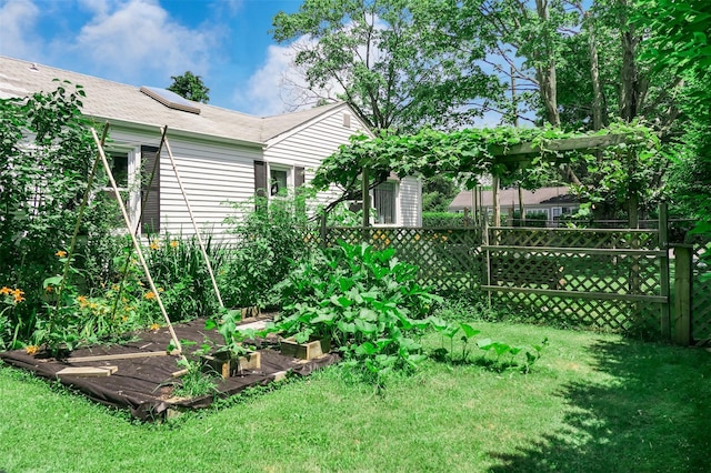 7 Clover Ln, Brookhaven, NY 11719 - view of yard with a vegetable garden