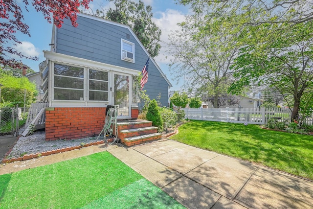 118 Edmund, Lynbrook, NY 11563 - rear view of property featuring brick siding