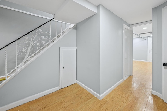 73 Broadway, Valley Stream, NY 11580 - stairs featuring wood finished floors and baseboards
