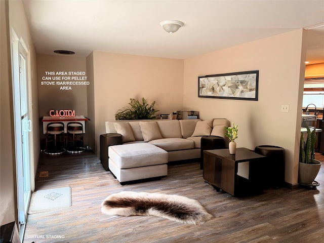69 Finkle Rd, Summitville, NY 12790 - living area with wood finished floors