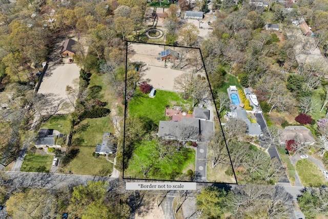 24 Croft Ln, Smithtown, NY 11787 - aerial view of property and surrounding area featuring property parcel outlined