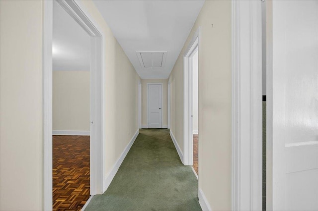 1095 State Route 94, New Windsor, NY 12553 - hall featuring attic access and carpet floors