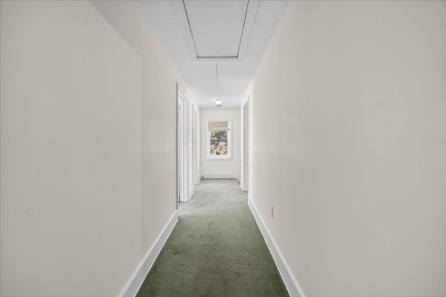 1095 State Route 94, New Windsor, NY 12553 - corridor with carpet floors and attic access