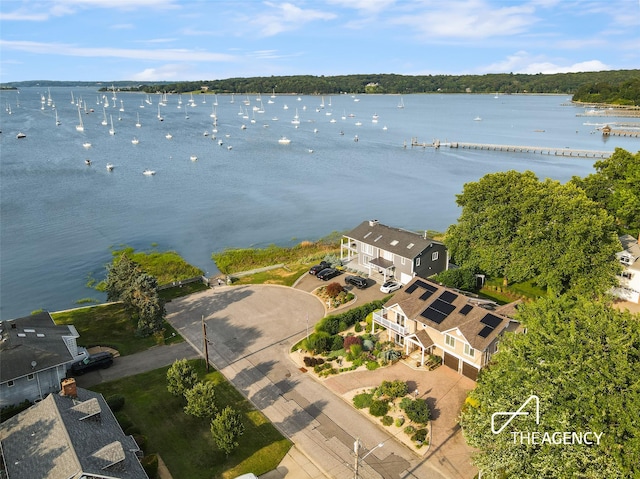 50 Ships Point Ln, Oyster Bay, NY 11771 - bird's eye view of a nearby body of water