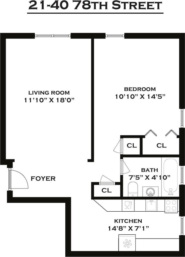 21-40 78th St Unit 2, East Elmhurst, NY 11370 - view of property floor plan