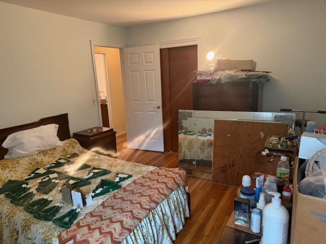 216 Hill Ave, Elmont, NY 11003 - bedroom featuring wood finished floors