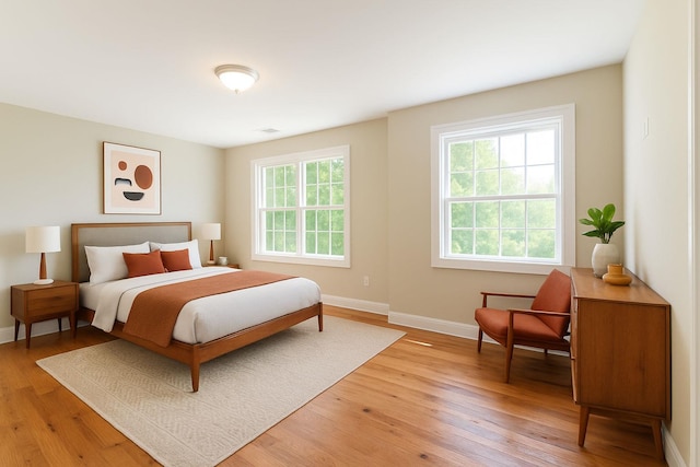 176 Hillsboro Ave, Elmont, NY 11003 - bedroom with light wood-type flooring and baseboards