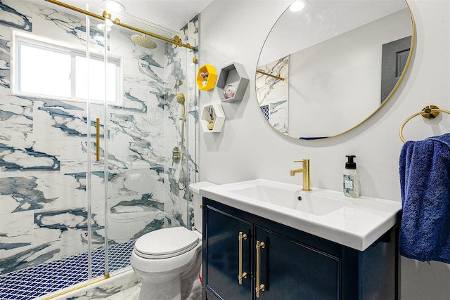 3 Grant Ave, Albertson, NY 11507 - bathroom with a marble finish shower and vanity