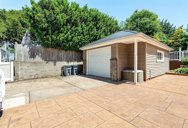 3 Grant Ave, Albertson, NY 11507 - garage featuring concrete driveway