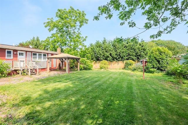 12 Rivera Ln, West Sayville, NY 11796 - view of yard featuring a gazebo