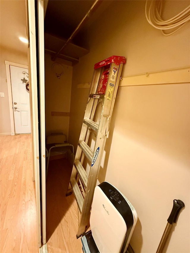 18 Ivy St Unit 1B, Farmingdale, NY 11735 - miscellaneous room with wood finished floors