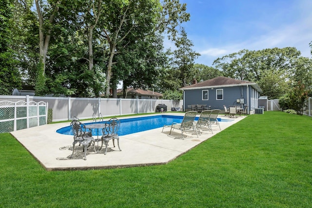 117 E Madison St, East Islip, NY 11730 - view of pool with a fenced backyard and a patio area