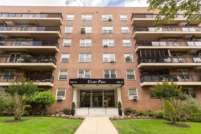 162-41 Powells Cove Blvd Unit 4K, Beechhurst, NY 11357 - view of apartment building / complex with cooling unit