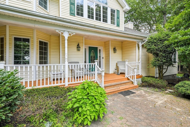 10 Bryan Meadow Path, Northport, NY 11768 - entrance to property with covered porch