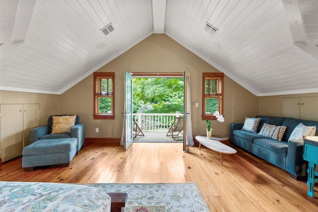 17 Half Moon Rdg, Cold Spring, NY 10516 - living room with light wood-type flooring and vaulted ceiling