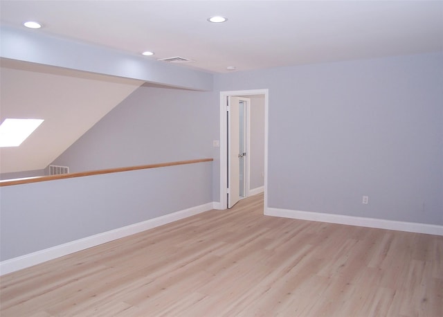 121 Lower Sheep Pasture Rd, East Setauket, NY 11733 - spare room featuring light wood-style floors and recessed lighting