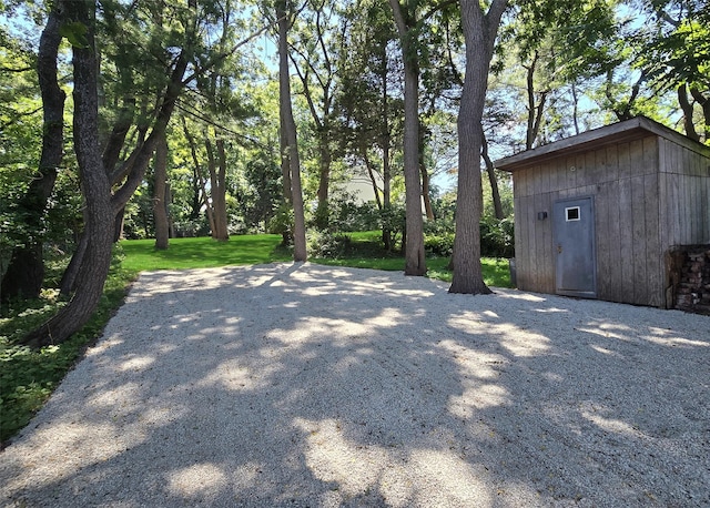 121 Lower Sheep Pasture Rd, East Setauket, NY 11733 - view of patio featuring a shed