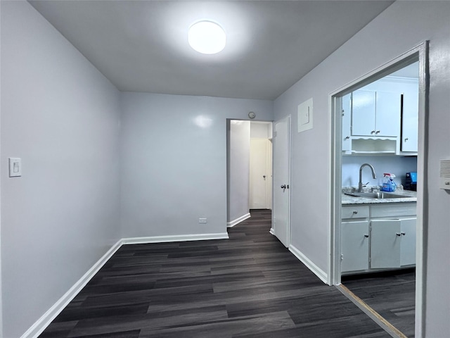 33-24 Junction Blvd Unit 6R, Jackson Heights, NY 11372 - spare room with a sink and dark wood finished floors