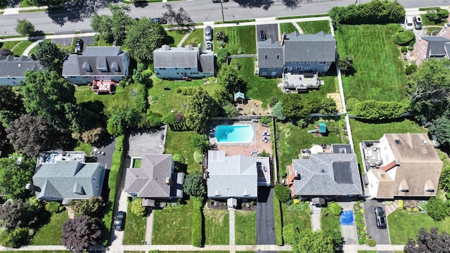 32 Biltmore Ave, Yonkers, NY 10710 - aerial overview of property's location featuring nearby suburban area and a pool area