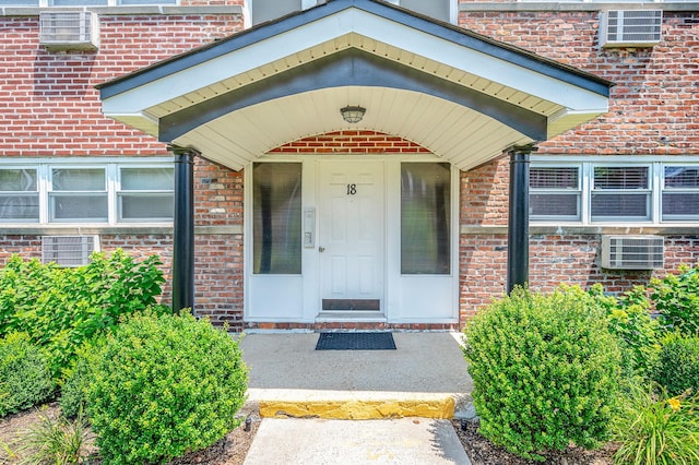 18 Ivy St Unit 4A, Farmingdale, NY 11735 - doorway to property with brick siding