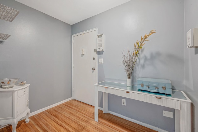 18 Ivy St Unit 4A, Farmingdale, NY 11735 - entryway with light wood finished floors and baseboards