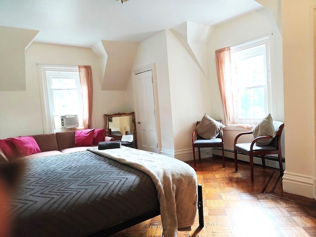 12 Monell Pl, Beacon, NY 12508 - bedroom with a baseboard radiator and cooling unit
