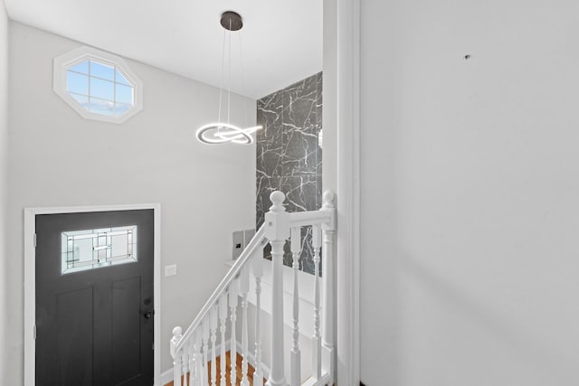 1070 Kelly St, Bronx, NY 10459 - entryway with a chandelier