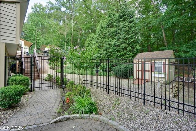 193 Washington Ave, Tappan, NY 10983 - gate with a storage shed
