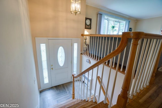 193 Washington Ave, Tappan, NY 10983 - entrance foyer featuring ornamental molding