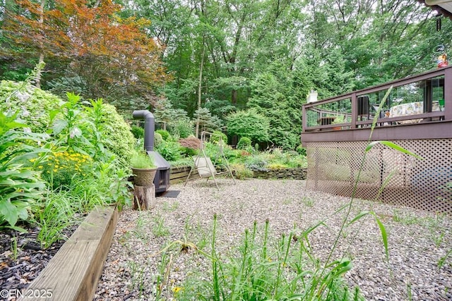 193 Washington Ave, Tappan, NY 10983 - view of yard featuring a deck