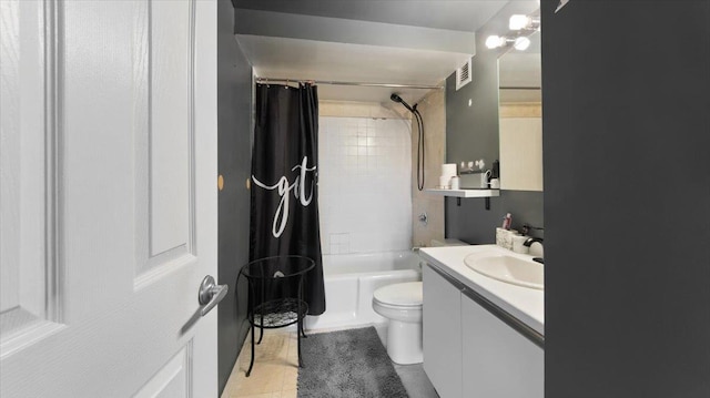 1020 Warburton Ave Unit 9C, Yonkers, NY 10701 - bathroom featuring shower / bath combination with curtain, vanity, and tile patterned flooring