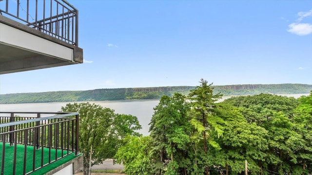 1020 Warburton Ave Unit 9C, Yonkers, NY 10701 - water view featuring a heavily wooded area