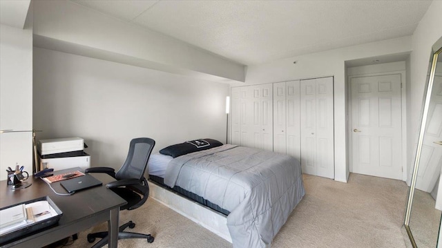 1020 Warburton Ave Unit 9C, Yonkers, NY 10701 - bedroom with light carpet, an office area, and a closet