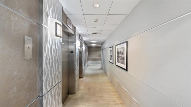 1020 Warburton Ave Unit 9C, Yonkers, NY 10701 - corridor with a drop ceiling
