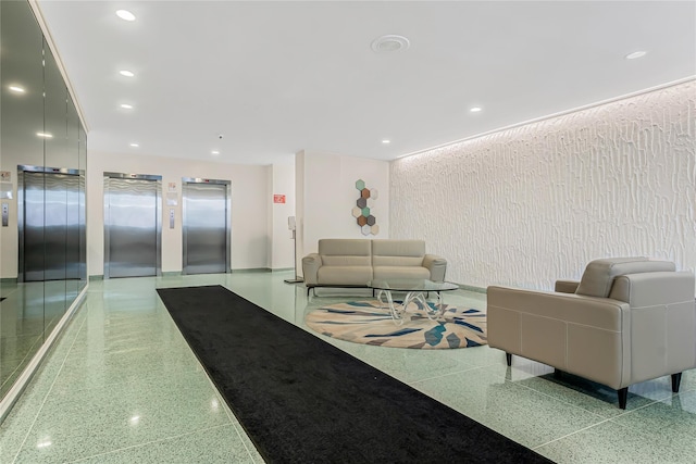 5444 Little Neck Pkwy Unit 6C, Little Neck, NY 11362 - community lobby featuring recessed lighting