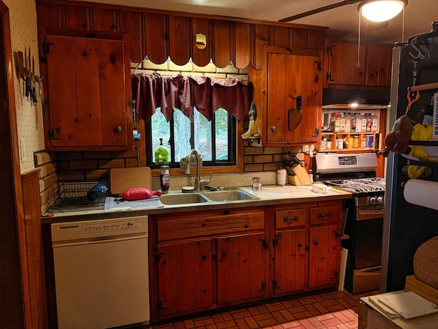 1183 State Route 94, New Windsor, NY 12553 - kitchen with dishwasher, gas range, light countertops, and tasteful backsplash