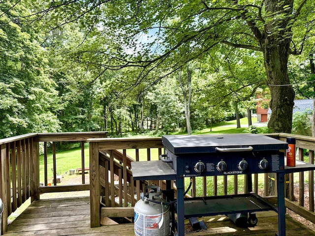 1183 State Route 94, New Windsor, NY 12553 - wooden deck featuring area for grilling