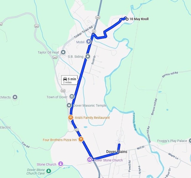 10 May Knl, Dover Plains, NY 12522 - map of property location