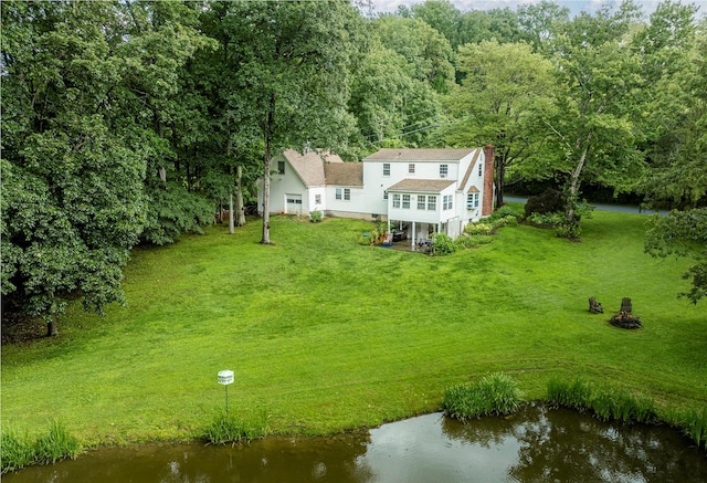 979 Duell Rd, Stanfordville, NY 12581 - view from above of property with a large body of water