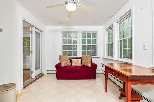 979 Duell Rd, Stanfordville, NY 12581 - sunroom with a baseboard radiator